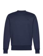 Crew Neck Sweatshirt Navy Fred Perry