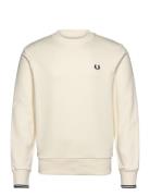 Crew Neck Sweatshirt Cream Fred Perry