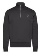 Half Zip Sweatshirt Black Fred Perry