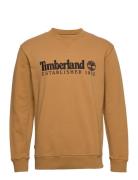 Embroidered Logo Crew Neck Sweats Orange Timberland