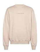 Callan Logo Crew Neck Cream J. Lindeberg