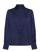 Acaciabbchatrine Blouse Navy Bruuns Bazaar