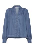 Srchristy Blouse Blue Soft Rebels