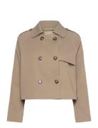 Cc Heart Alicia Short Trenchcoat Beige Coster Copenhagen