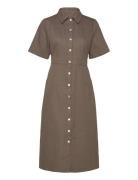 Benita Long Dress Brown Noella