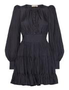 Viscose Mini Dress Black By Ti Mo