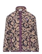 Don Zoo Zip Fleece Junor Sweatshirt Patterned WOOD WOOD