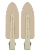 Solid Clips // 2 Pcs Beige SUI AVA