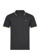 Tipped Polo Shirt Black Lyle & Scott