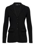 Combed Cotton Blazer Black Lauren Ralph Lauren