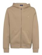 Fleece Full-Zip Hoodie Beige Ralph Lauren Kids