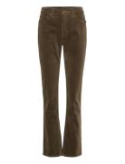 Stretch Corduroy Mid-Rise Straight Pant Green Lauren Ralph Lauren