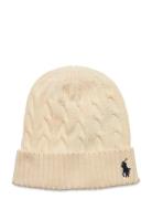 Cotton-Cotton Cable Hat Cream Polo Ralph Lauren