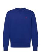 Rl Fleece-Lsl-Knt Blue Polo Ralph Lauren