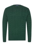 Cable-Knit Cotton Sweater Green Polo Ralph Lauren