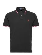 20/1 Mesh-Ssl-Psh Black Polo Ralph Lauren