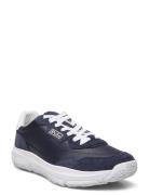 Spa Racer 100 Leather-Suede Sneaker Navy Polo Ralph Lauren