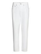 High-Rise Relaxed Straight Crop Jean White Polo Ralph Lauren