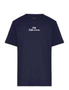 Logo Heavyweight Cotton Jersey Tee Navy Ralph Lauren Kids