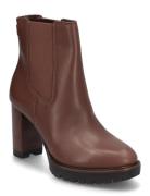 Layne Leather Bootie Brown Lauren Ralph Lauren