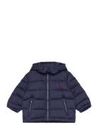 Ripstop Hooded Down Jacket Navy Ralph Lauren Baby