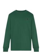 Cotton Jersey Long-Sleeve Tee Green Ralph Lauren Kids