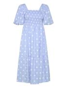 Cheri Dot Dress Blue A-View