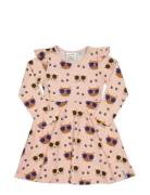 Bamboo Flared Dress Pink Geggamoja