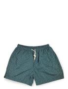 Floral Swimshorts Green Portia 1924