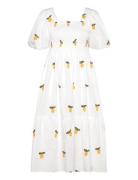 Cheri Fruit Dress White A-View