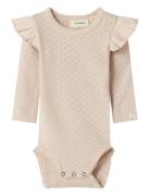 Nbfrachel Nin Ls Slim Body Lil Beige Lil'Atelier