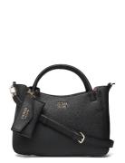 Brenton Sml Girlfriend Satchel Black GUESS