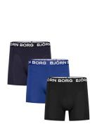 Bamboo Cotton Blend Boxer 3P Navy Björn Borg