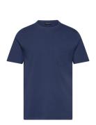 Midweight Faded Tee Navy Lexington Clothing