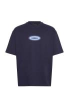 Dotted Logo T-Shirt Navy Daily Paper