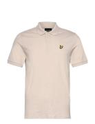 Slub Polo Shirt Beige Lyle & Scott