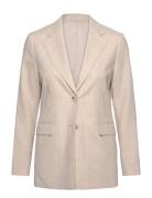 Bs Irene Slim Fit Blazer Beige Bruun & Stengade