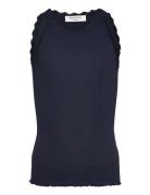 Rkbalta Sl Regular Lace Top Navy Rosemunde Kids