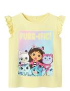 Nmfmedis Gabby Ss Top Box Sky Yellow Name It