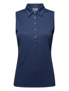 Ladies Performance Top Navy BACKTEE