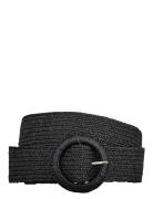 Wide Zia Belt Black Becksöndergaard