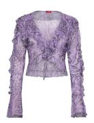 Charmcras Blouse Purple Cras