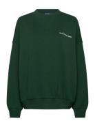 Logo Fleece High-Crewneck Green Polo Ralph Lauren