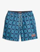 Tile Print 16 Swim Short Navy Superdry