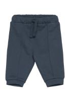 Knit Jogger-Style Trousers Navy Mango