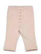 Flecked Jogger Trousers Beige Mango