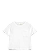 Pocket Cotton T-Shirt White Mango