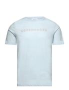 Copenhagen Print Tee S/S Blue Lindbergh