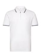 Polo Pique W. Zip White Lindbergh
