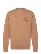 Regular Fit Left Chest Logo Sweatshirt Beige Scotch & Soda